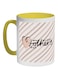 Happy Mother's Day Printed Ceramic Coffee Mug Yellow/White/Pink