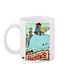 Flapjack Printed Coffee Mug White/Blue/Red