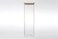 ORCHID SQUARE BORO GLASS JAR W/BAMBOO LID 2.5L