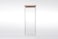 ORCHID SQUARE BORO GLASS JAR W/BAMBOO LID 2L
