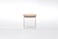 ORCHID SQUARE BORO GLASS JAR W/BAMBOO LID 750ML