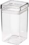 ORCHID ACRYLIC SQUARE STORAGE CANISTER L CLEAR