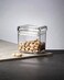 ORCHID ACRYLIC SQUARE STORAGE CANISTER S CLEAR