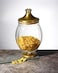 ORCHID ACRYLIC STORAGE CANISTER M GOLD
