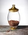 ORCHID ACRYLIC STORAGE CANISTER L GOLD