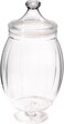 ORCHID ACRYLIC STOARGE CANISTER L CLEAR