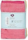 ORCHID 5PCS FACE TOWEL SET PIPING 30X30 CMS