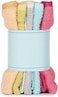 ORCHID 5PCS FACE TOWEL SET PIPING 30X30 CMS
