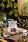 ORCHID CERAMIC INCENSE BURNER