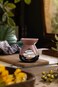 ORCHID CERAMIC INCENSE BURNER