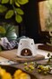 ORCHID CERAMIC INCENSE BURNER