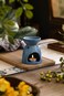 ORCHID CERAMIC INCENSE BURNER