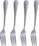ORCHID ARTISTIC STAINLESS STEEL SET OF 4 TABLE FORKS