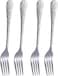 ORCHID ARTISTIC STAINLESS STEEL SET OF 4 DESSERT FORKS
