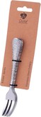 ORCHID ARTISTIC STAINLESS STEEL SET OF 4 CAKE FORKS