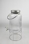 Orchid 6L Glass Beverage Dispenser with Metal Handle &amp; Stand