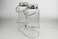 Orchid Dual 6L Glass Beverage Dispenser with Metal Handle and Stand