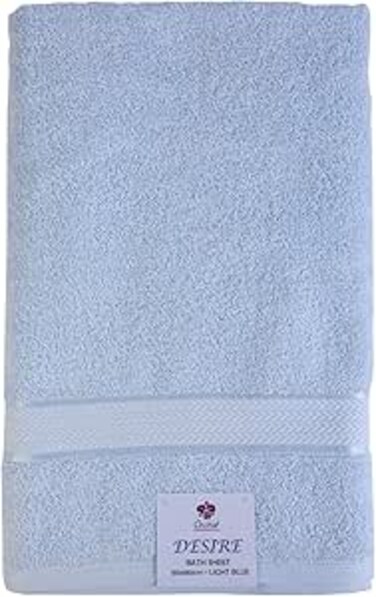 ORCHID DESIRE BATH SHEET 89X178CM LIGHT BLUE