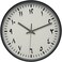 ORCHID ARABIC NUMBERS WALL CLOCK 25CM BLACK