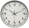 ORCHID ARABIC NUMBERS WALL CLOCK 25 CM WHITE