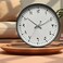 ORCHID ARABIC NUMBERS WALL CLOCK 30 CM BLACK