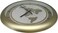 ORCHID WORLD MAP WALL CLOCK 36 CM GOLD