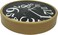 ORCHID MARBLE FACE WALL CLOCK 30 CM BLACK