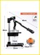 Premium Manual Orange Juicer with Heavy Duty Metal Construction