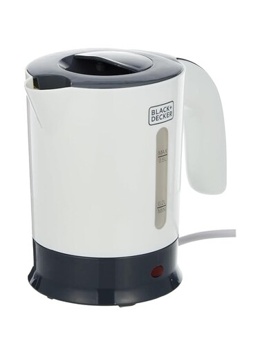 Black &amp; Decker Travel Kettle, White - Tr250Ja, 2 Years Warranty