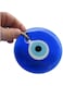 Glittering Bazaar Glass Evil Eye - Wall Hanging Beads for Doorways - Turkish Blue Nazar Amulets Bead, Home Office Decor Ornament Big Good Luck Charm - Boxed - 4.1" (Blue 3)