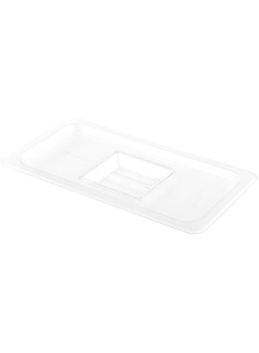 Restaurantware Cold Food Pan Lid - Plastic Storage Container 1/3 Size 1ct Box Met Lux Restaurantware