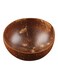 Natural Coconut Shell Bowl Ice Cream Fruit Container Handicraft Decor Brown 13.55x13.55x5.25cm