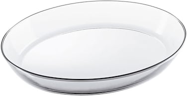 Large Oval Glass Roaster 4.0L Extra-Large Heat-Resistant Bakeware Dish   Transparent Oven-Safe Roasting &amp; Baking Tray   Ideal for Lasagna, Casseroles, Roasts, Pasta Bakes &amp; Family Gatherings