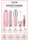 DIOR ADDICT 3-Piece Lip Glow Gift Set 001 Pink &ndash; Lip Glow Color Reviver Balm SPF 10 + Lip Maximizer Plumping Gloss + Mini Lip Glow   Cherry Oil   Hyaluronic Acid   Natural Glow Lip Essentials   Luxury Gift