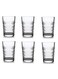 6 Pieces Rain Long Drink Tumbler, 350 Ml, 121 Mm Height, 80 Mm Diameter Clear
