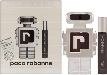 Paco Rabanne Phantom Men Eau De Toilette Spray 100ml + Travel Spray 20ml