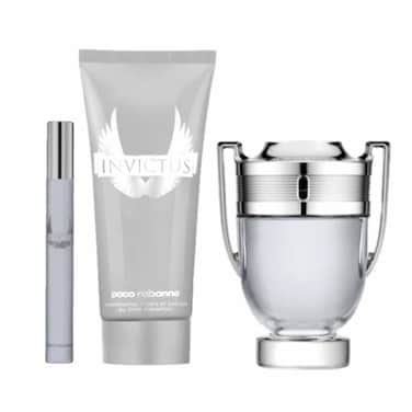 Paco Rabanne Invictus For Men Set Edt 100ml + Edt 10ml + Shower Gel 100ml