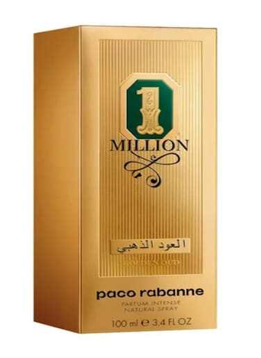 Paco Rabanne 1 Million Golden Oud Parfum Intense 100Ml For Men