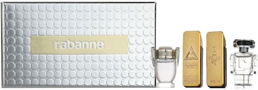 Paco Rabanne Men's Cologne Gift Set (4 X 5ml) Travel Variety