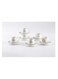 New Bone China Mona Coffee Cup &amp; Saucer Set, 100ml (White, 6 Cups, 6 Saucer)