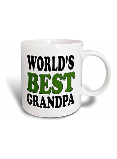 Printed Ceramic Mug White