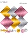 Foil Candy Wrappers, 300 Pieces 3.9*3.9 inches Golden Aluminium Foil Candy Wrappers Square Chocolate Molds Sugar Tin Foil Wrappers for DIY Candy Chocolate Packaging by Party Wedding Birthday