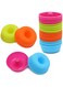 To encounter 24-Pcs Silicone Donut Molds Nonstick Muffin Cupcake Liners Reusable Baking Cups Easy Clean Donut Pans Oven-Microwave-Dishwasher Safe... 24-pcs round shape donut pan