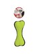Camon Latex and Polyester Nubby Bone with Squeaker-19Cm