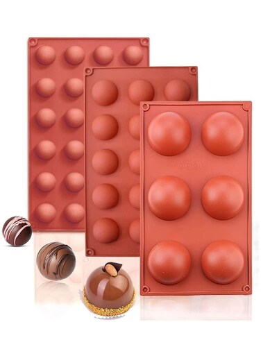 Rectangular Mousse Desert Hot Chocolate Bomb Mold multicolour one sizecm
