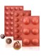 Rectangular Mousse Desert Hot Chocolate Bomb Mold multicolour one sizecm