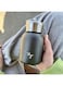Mini Portable Sport Water Bottle, Small Water Bottle, Stainless Water Flask, for Coffee Hot Cold Drink, Black