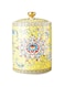 Bicuzat Enamel Ceramic Tea Caddy Tea Canister Tea Storage Container Tins Jar with Airtight Lid Water-proof Tank for Tea, Coffee, Herb, Sugar, Spice, Nuts
