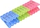 Mondex Durable Polypropylene Plastic Pegs for Laundry, Clothing Pins, Clothes Drying, and Outdoor Use, 12 Pieces