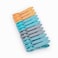 Mondex 12-Pack Mini Plastic Clothes Pegs, 7cm Small Laundry Clips with Steel Springs, Heavy-Duty PP Clothespins, Windproof, Assorted Colors - Drying, Crafts, Photos, Baby, Travel